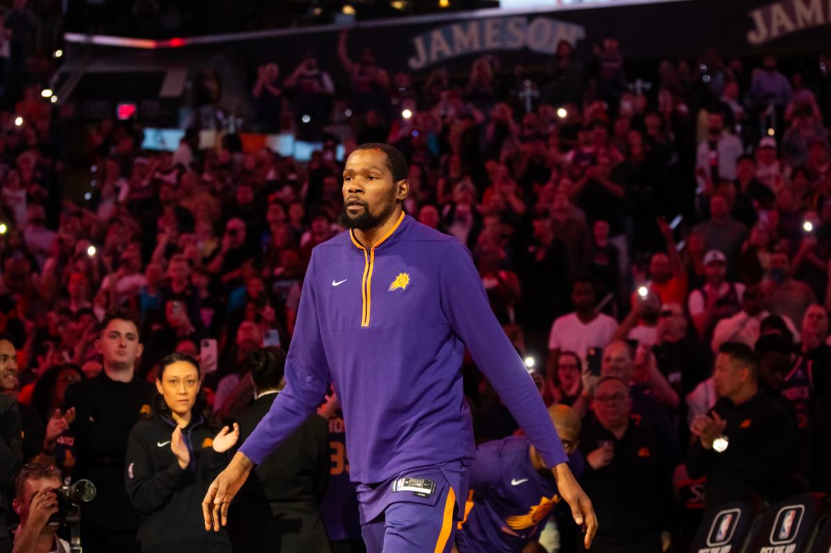 F Kevin Durant will be ready to roll Sunday, playing in his first playoff game at Footprint Center.